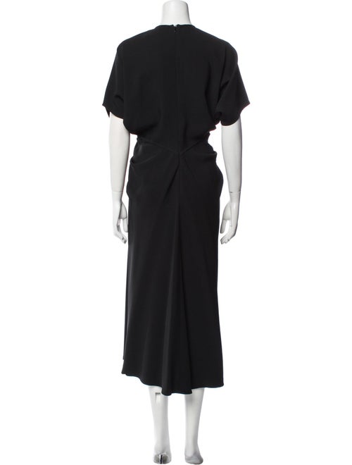 Victoria Beckham Crew Neck Long Dress