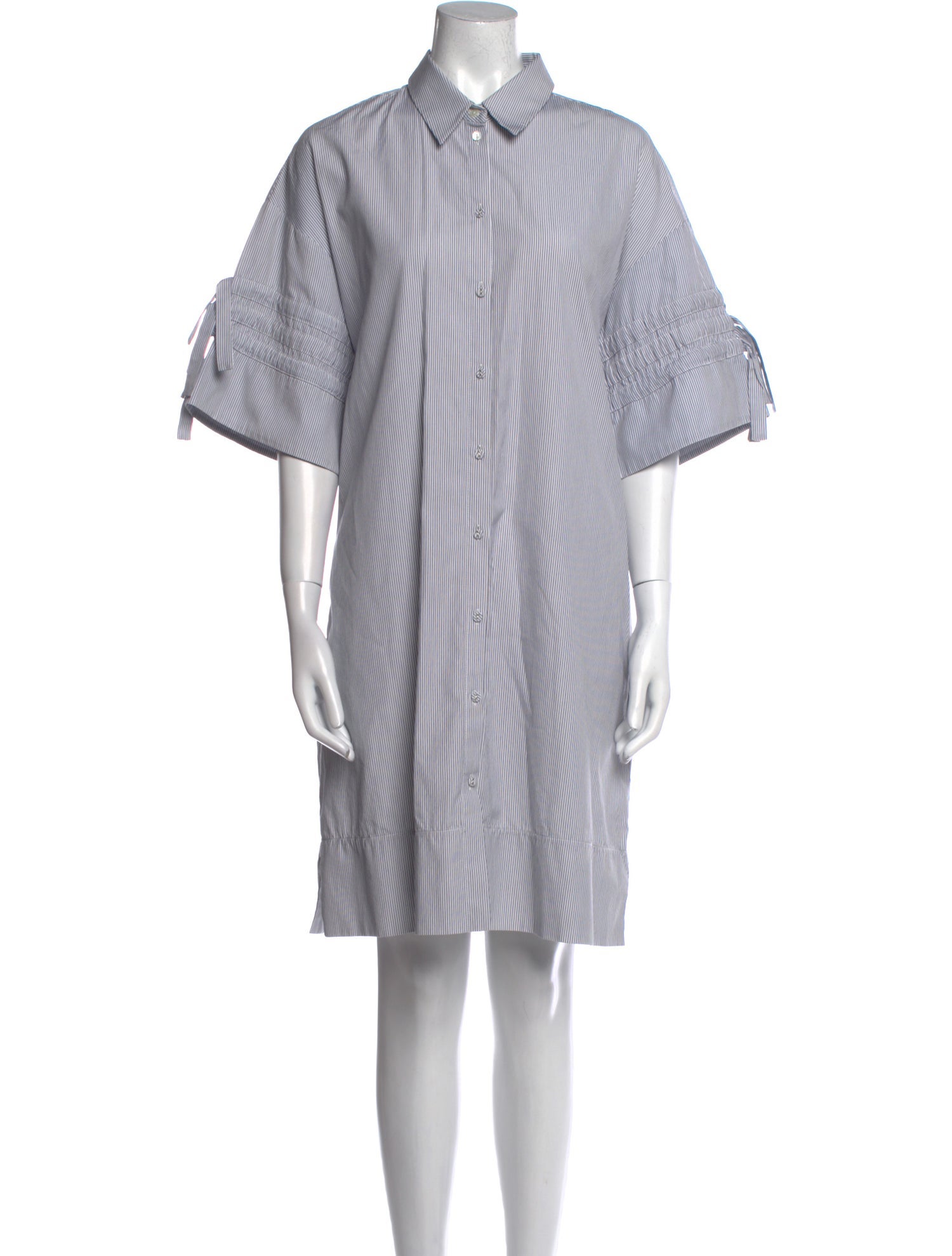 Victoria Victoria Beckham Striped Knee-Length Dress