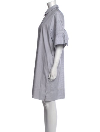 Victoria Victoria Beckham Striped Knee-Length Dress