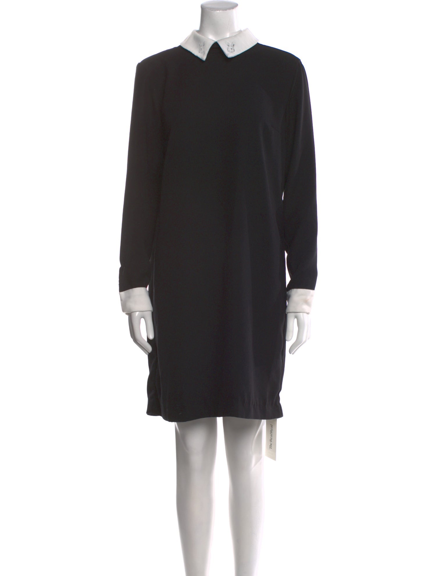 Victoria Beckham Mock Neck Mini Dress