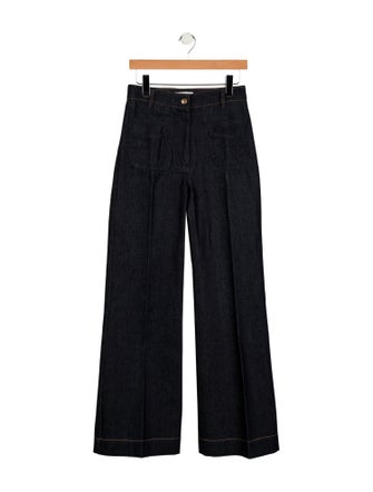 Victoria Beckham High-Rise Wide Leg Jeans