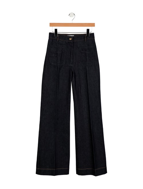 Victoria Beckham High-Rise Wide Leg Jeans