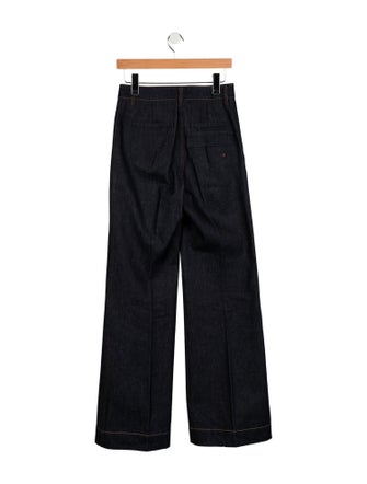 Victoria Beckham High-Rise Wide Leg Jeans