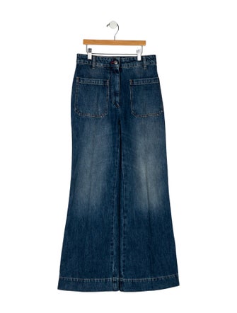 Victoria Beckham High-Rise Wide Leg Jeans