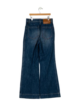 Victoria Beckham High-Rise Wide Leg Jeans