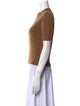 Victoria Beckham Wool Crew Neck Top
