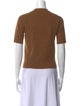 Victoria Beckham Wool Crew Neck Top