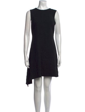 Victoria Beckham Crew Neck Mini Dress