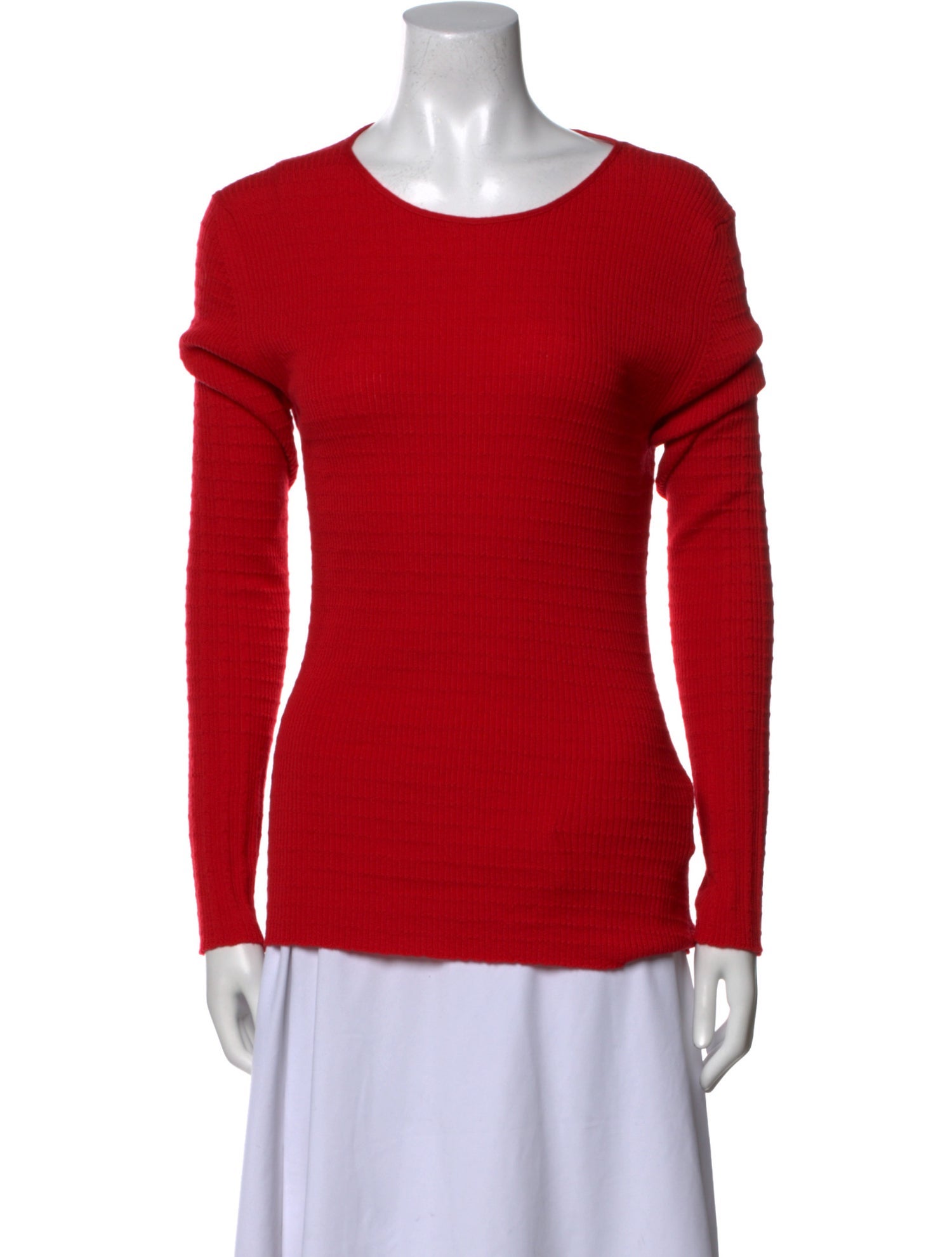 Victoria Beckham Wool Scoop Neck Top