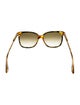 Victoria Beckham Square Gradient Sunglasses