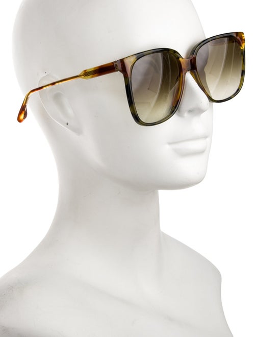 Victoria Beckham Square Gradient Sunglasses