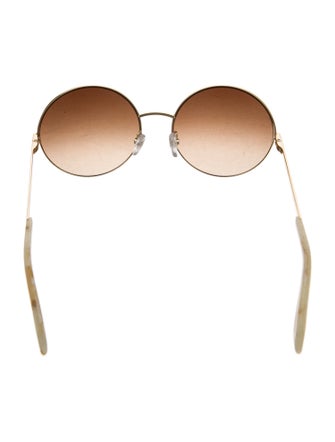 Victoria Beckham Round Gradient Sunglasses