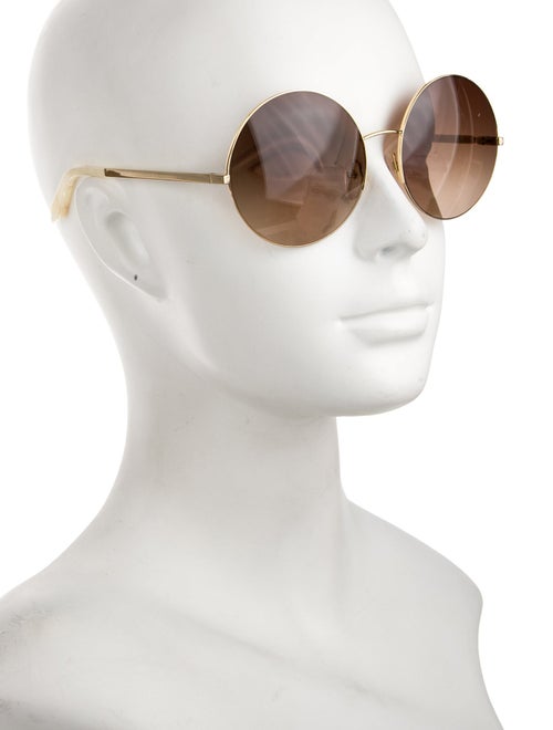 Victoria Beckham Round Gradient Sunglasses