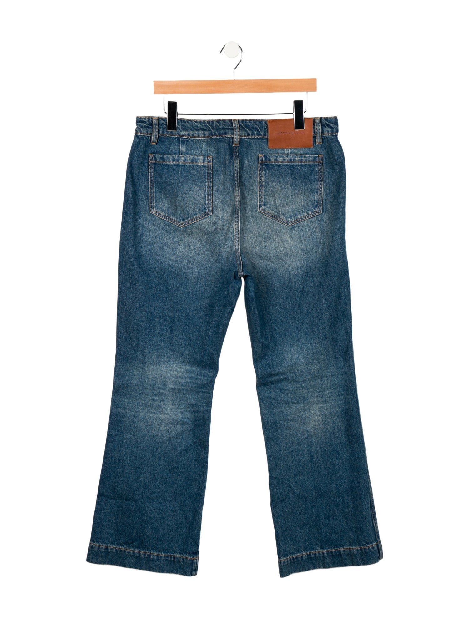 Victoria Beckham Mid-Rise Wide Leg Jeans