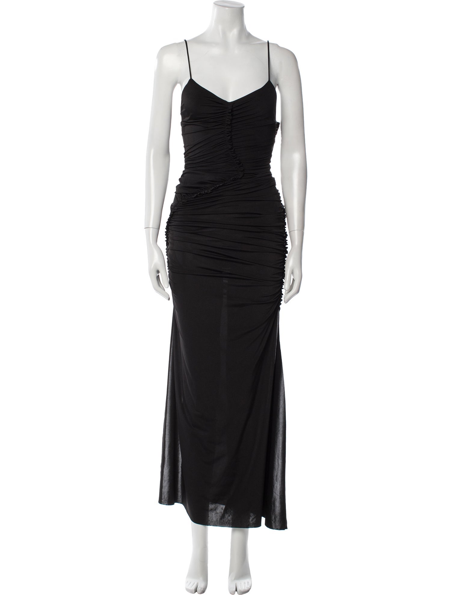 Victoria Beckham V-Neck Long Dress