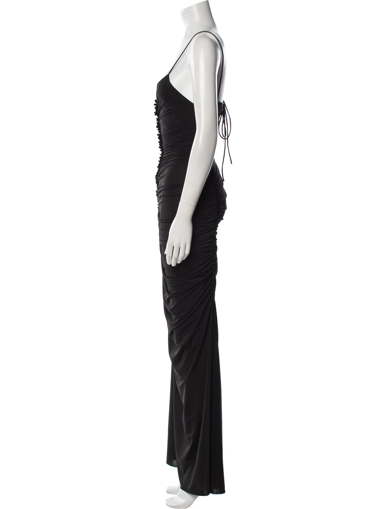 Victoria Beckham V-Neck Long Dress