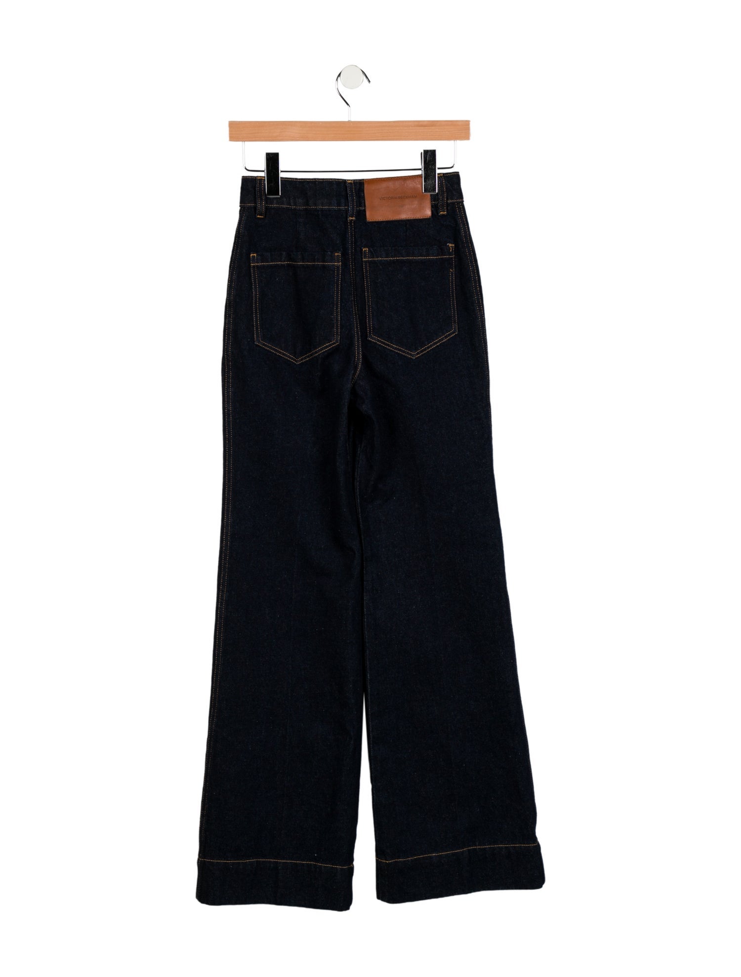 Victoria Beckham Mid-Rise Wide Leg Jeans w/ Tags
