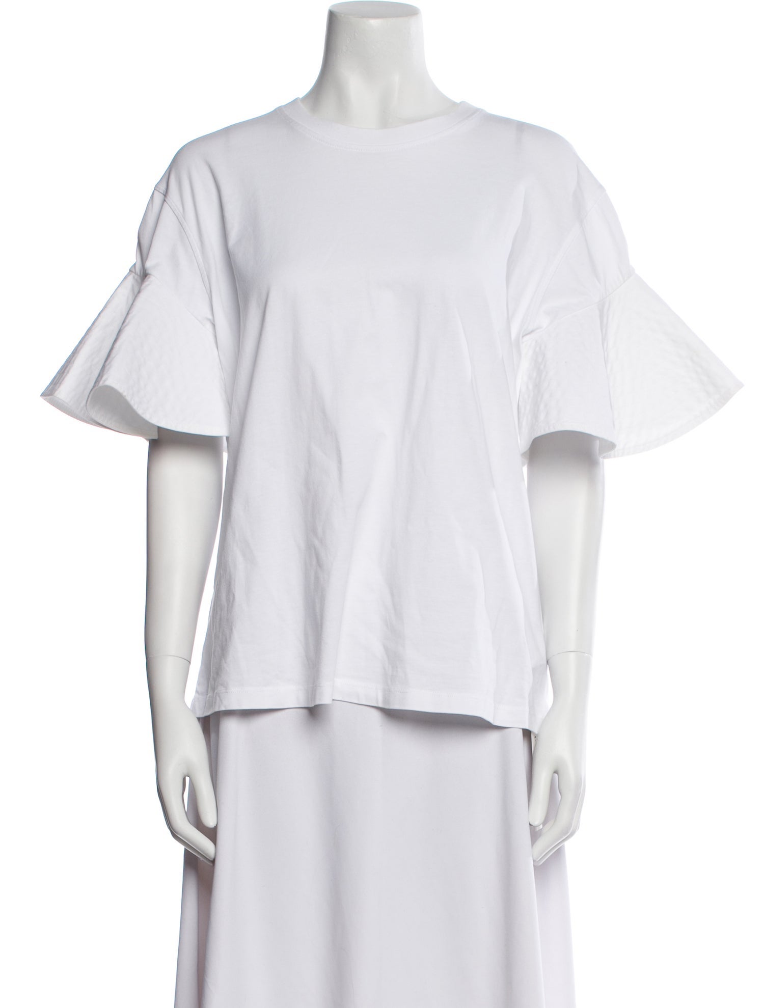 Victoria Beckham Crew Neck Short Sleeve T-Shirt