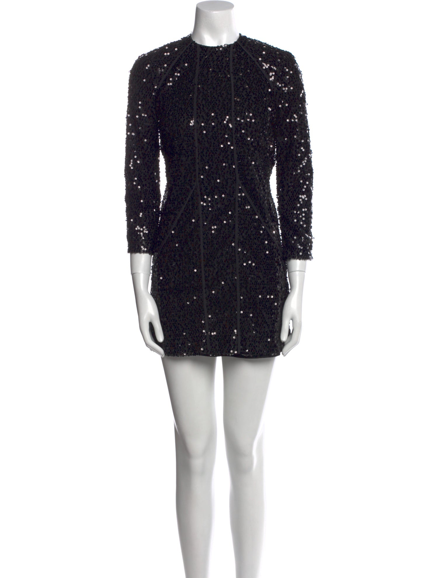 Victoria Beckham Crew Neck Mini Dress