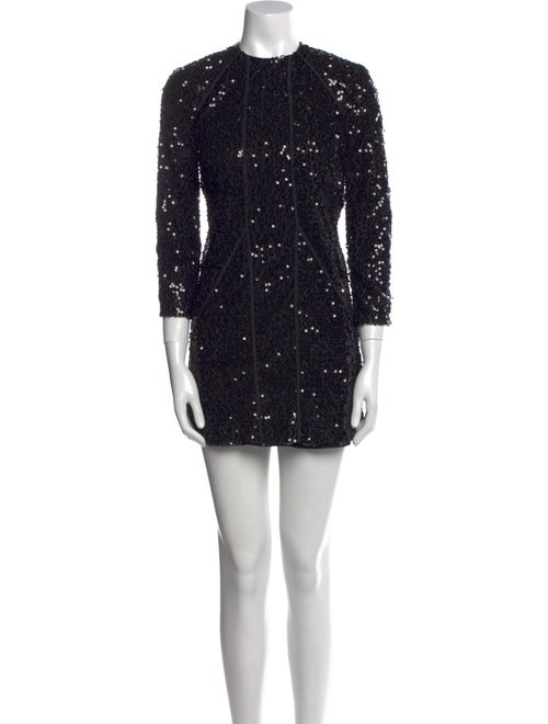 Victoria Beckham Crew Neck Mini Dress