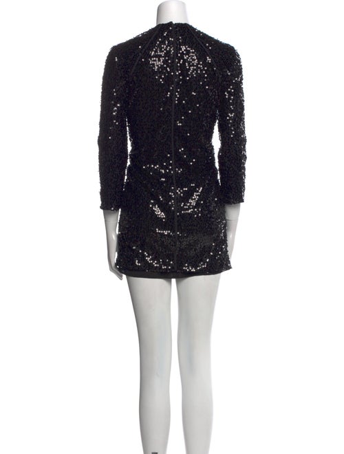 Victoria Beckham Crew Neck Mini Dress