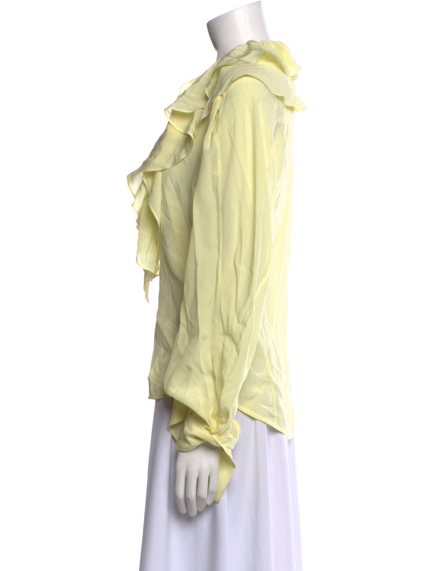 Victoria Beckham Silk V-Neck Blouse