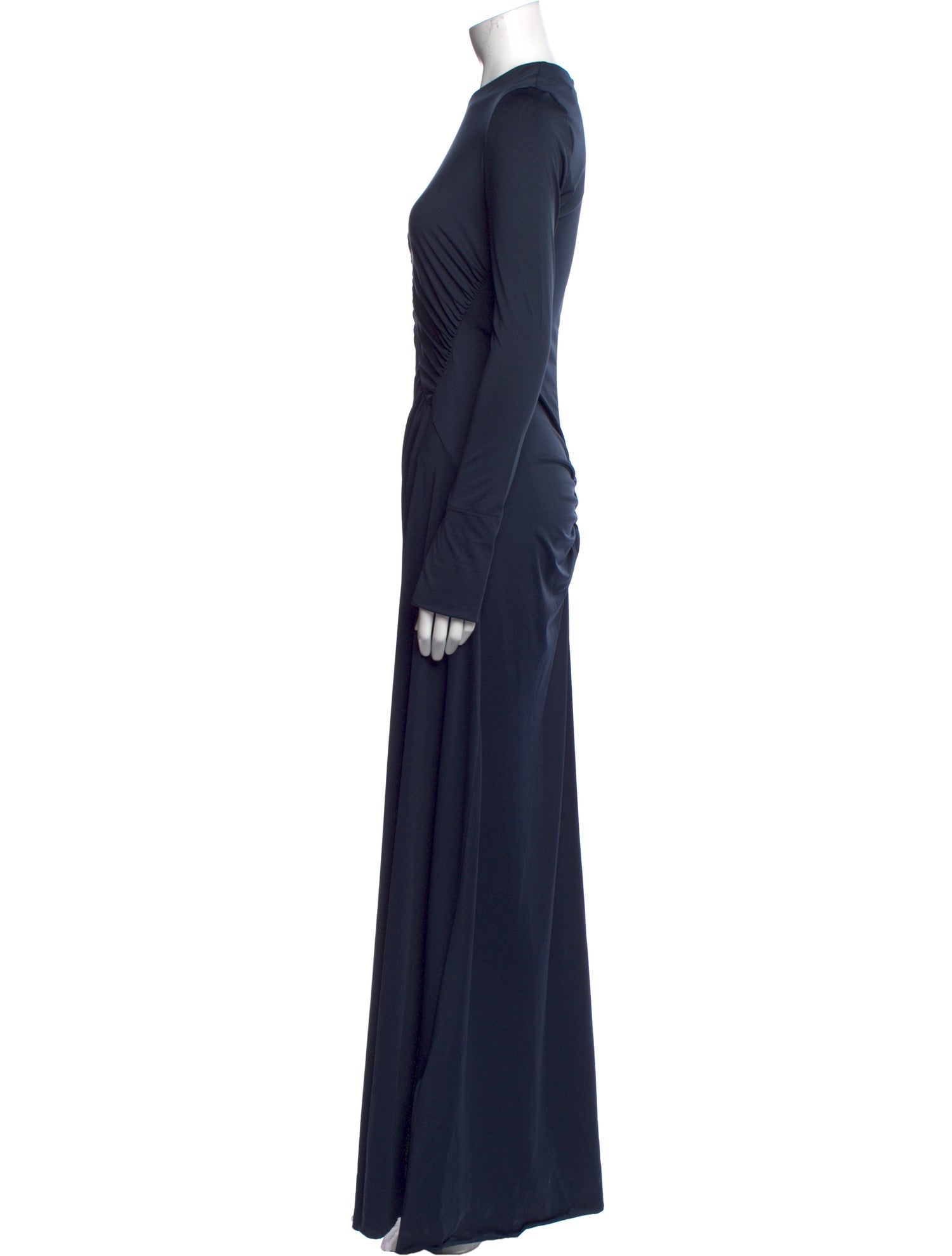 Victoria Beckham Crew Neck Long Dress