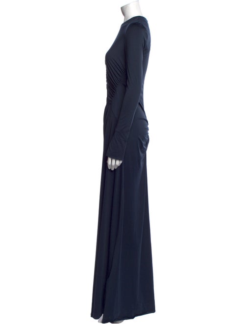Victoria Beckham Crew Neck Long Dress