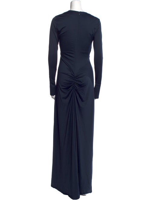 Victoria Beckham Crew Neck Long Dress