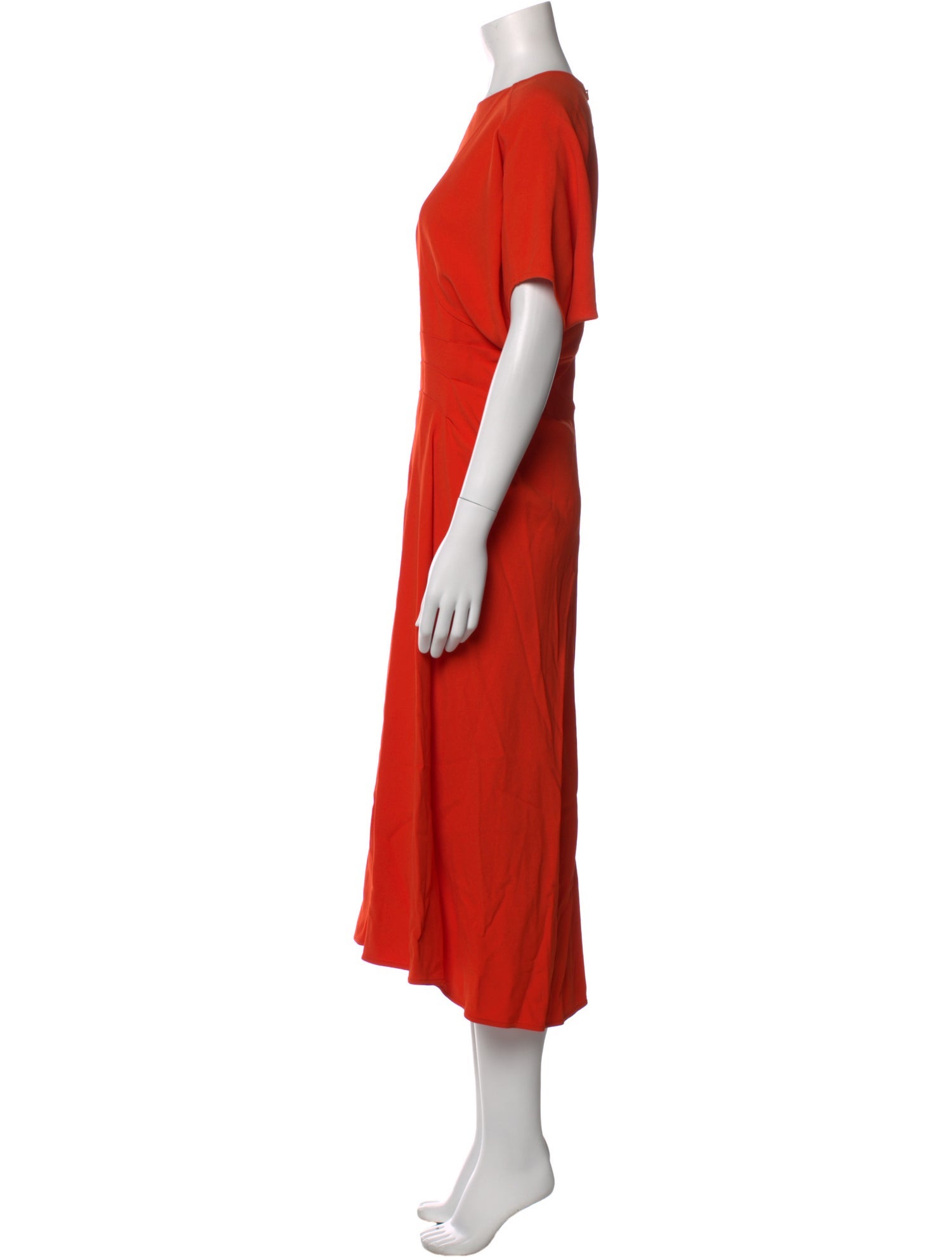 Victoria Beckham Crew Neck Midi Length Dress w/ Tags