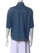 Victoria Beckham Three-Quarter Sleeve Button-Up Top
