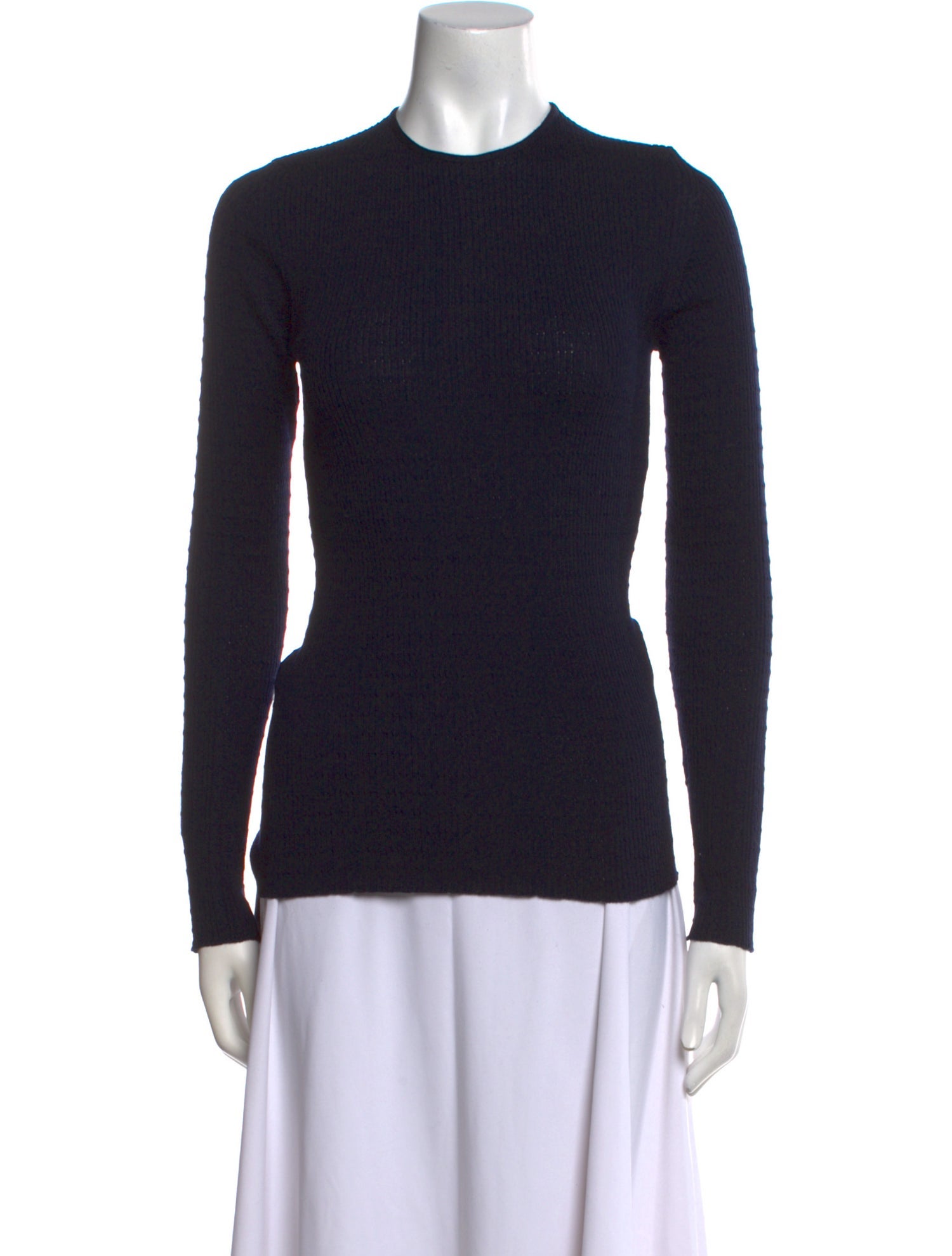 Victoria Beckham Wool Crew Neck Sweater