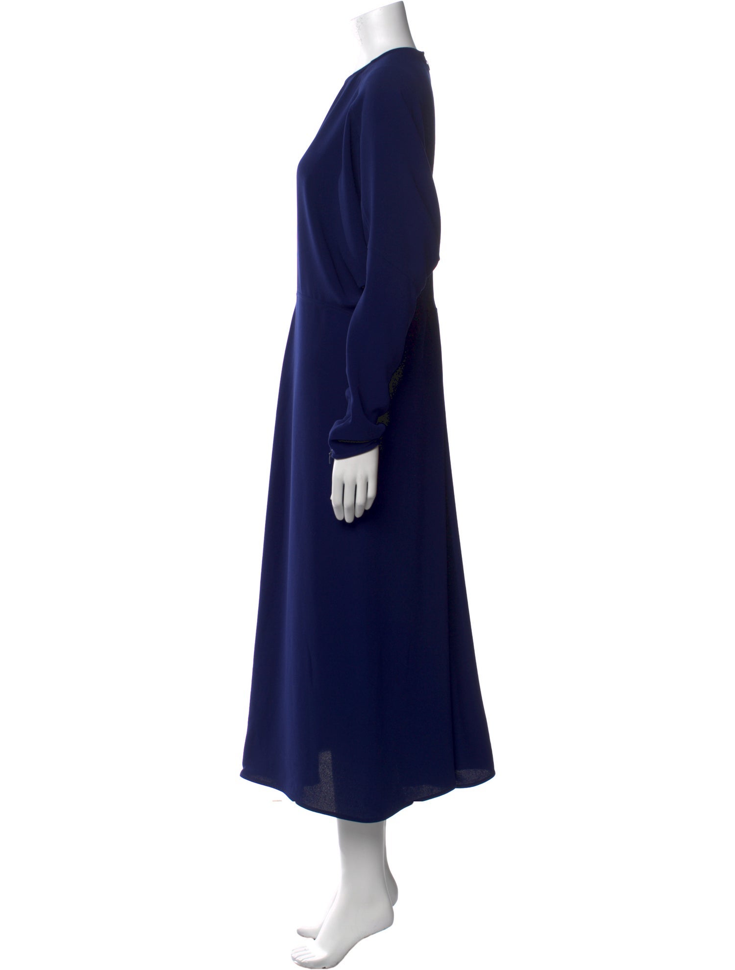 Victoria Beckham Crew Neck Long Dress