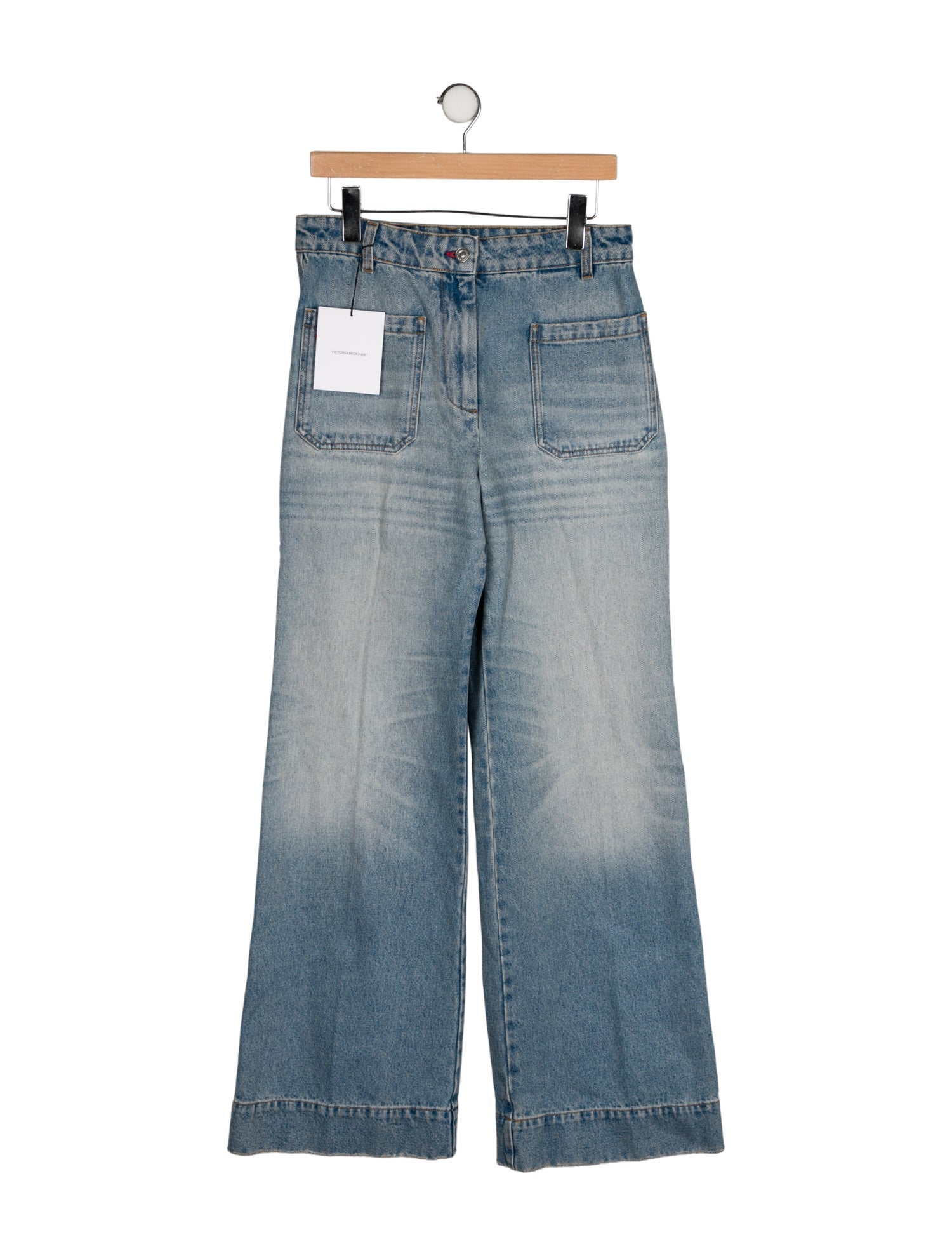Victoria Beckham High-Rise Wide Leg Jeans w/ Tags
