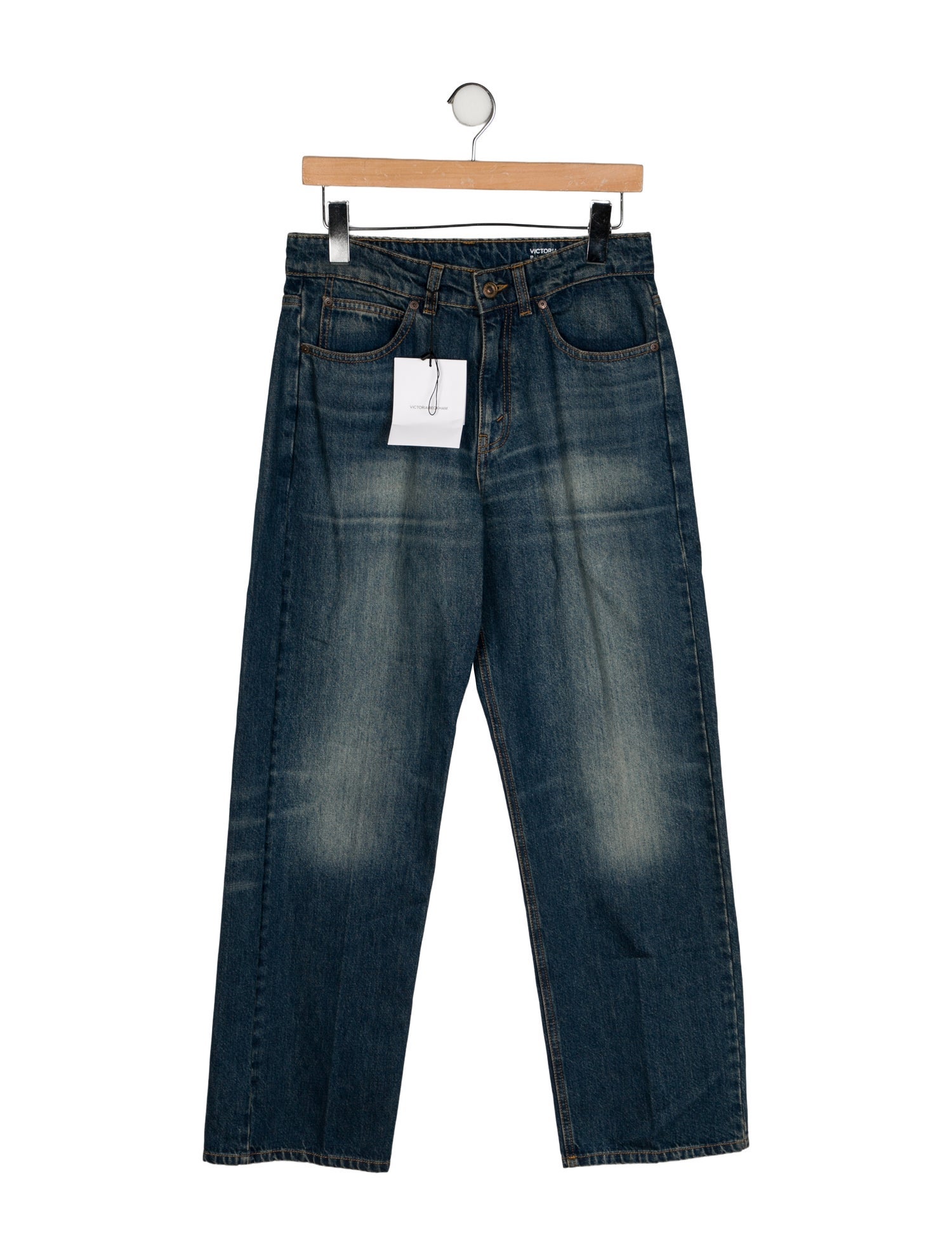 Victoria Beckham High-Rise Straight Leg Jeans w/ Tags