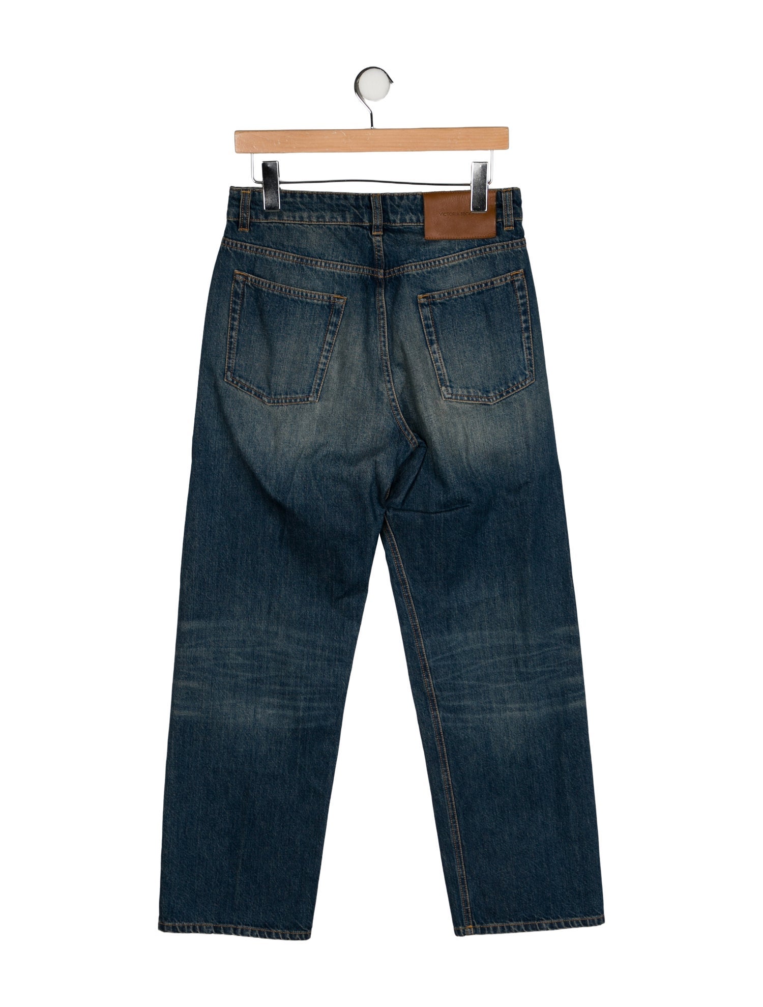 Victoria Beckham High-Rise Straight Leg Jeans w/ Tags