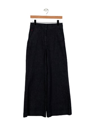 Victoria Beckham High-Rise Wide Leg Jeans