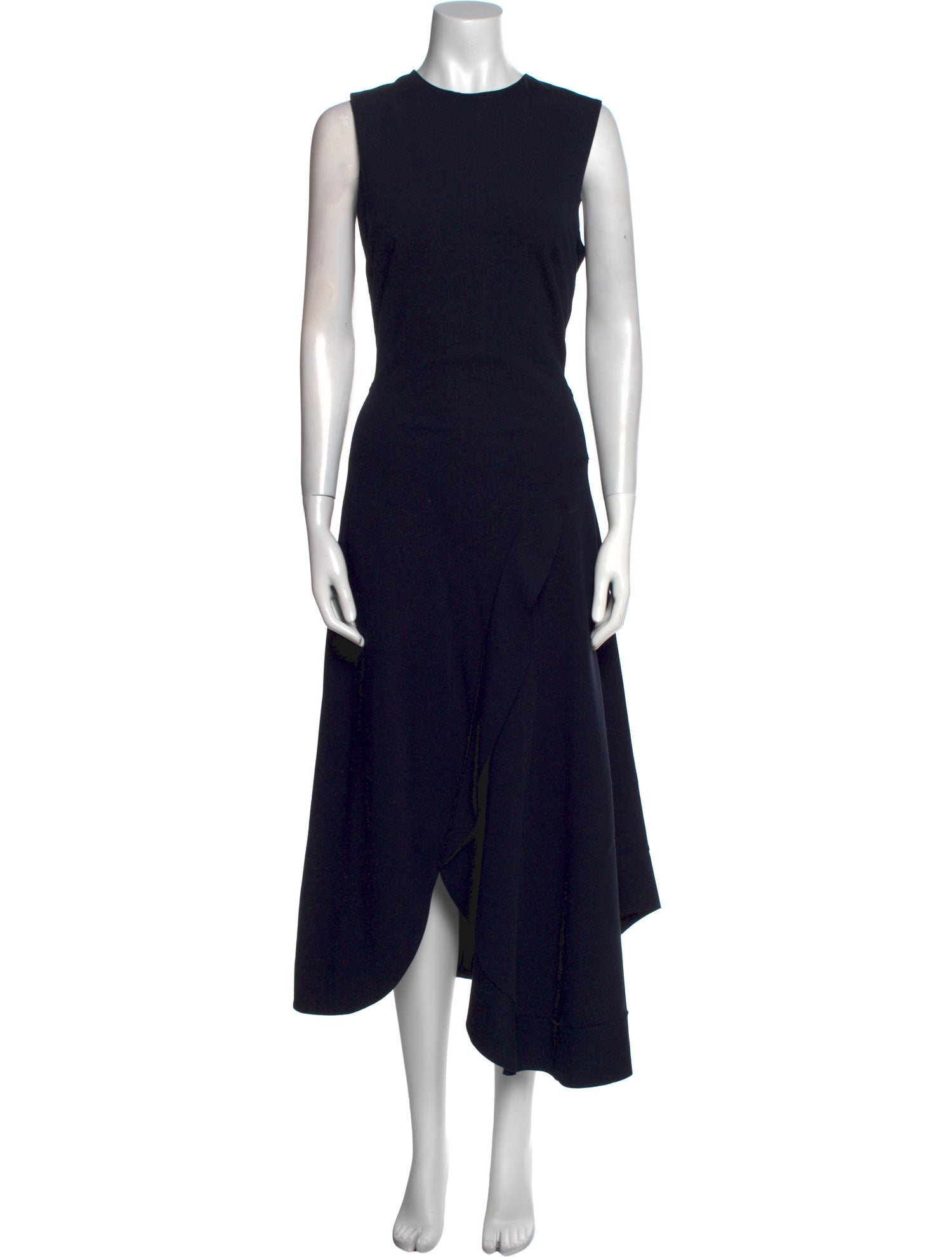 Victoria Beckham Crew Neck Long Dress