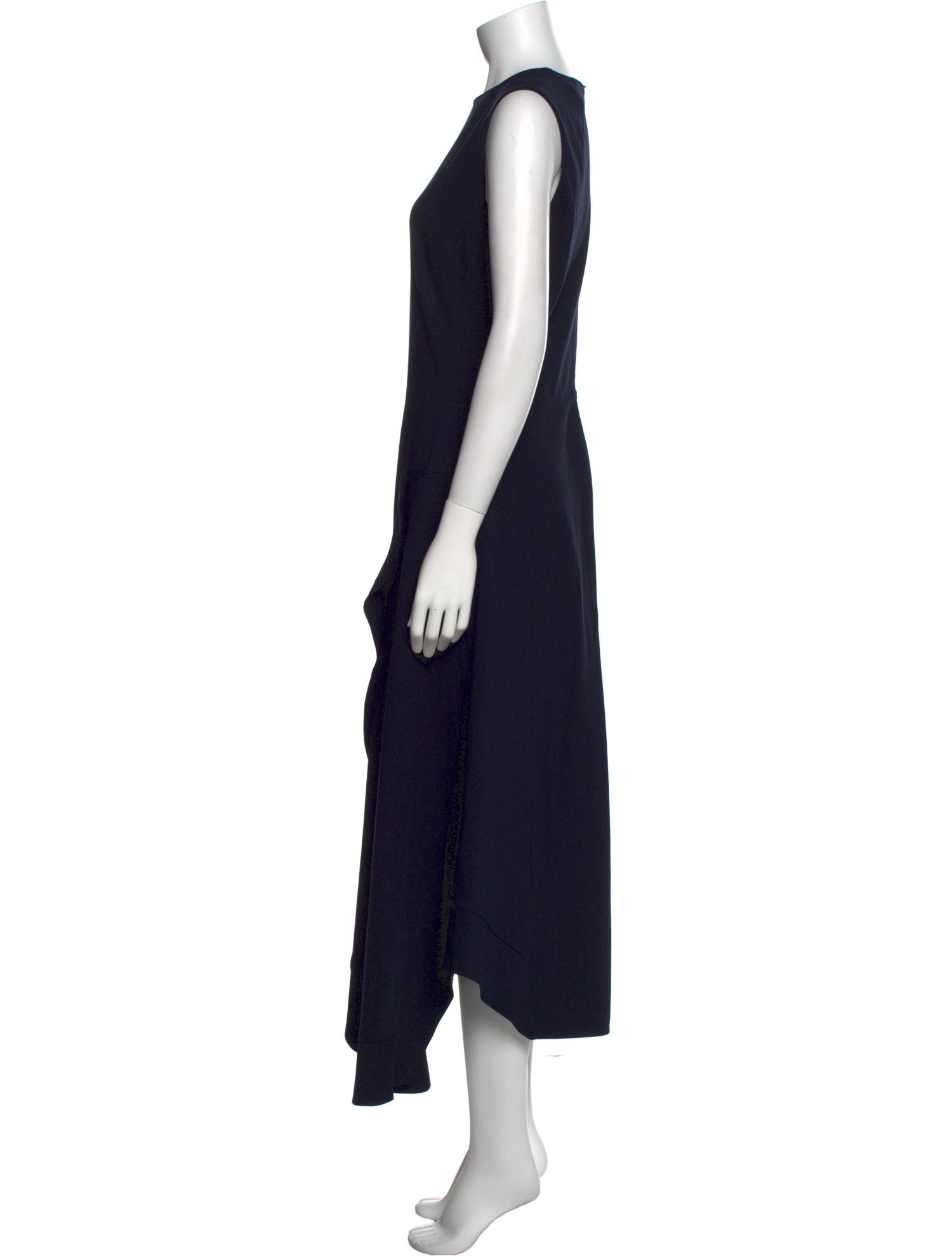 Victoria Beckham Crew Neck Long Dress