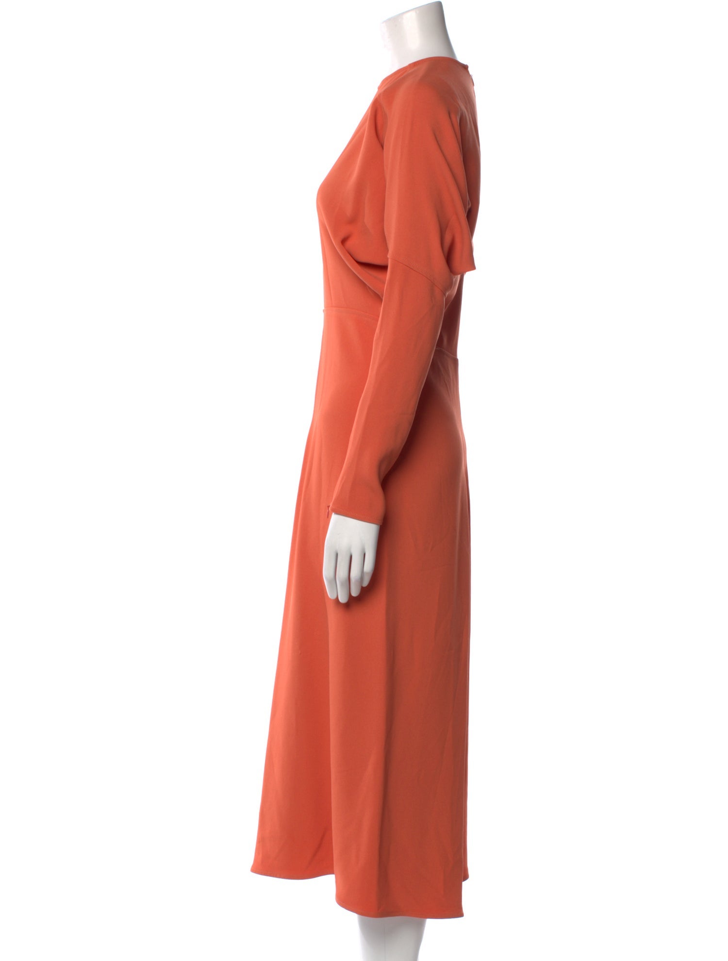 Victoria Beckham Crew Neck Long Dress