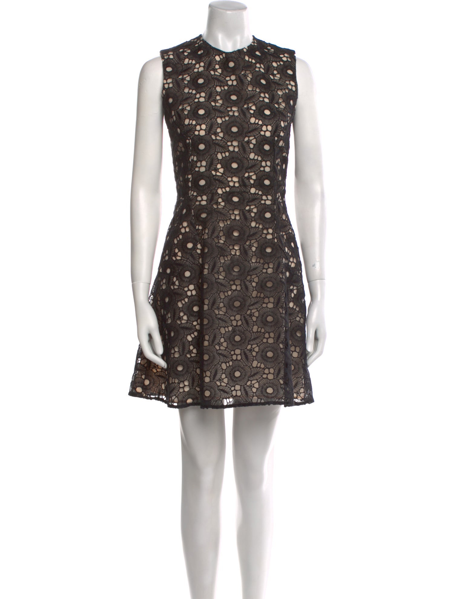 Victoria Beckham Floral Print Mini Dress