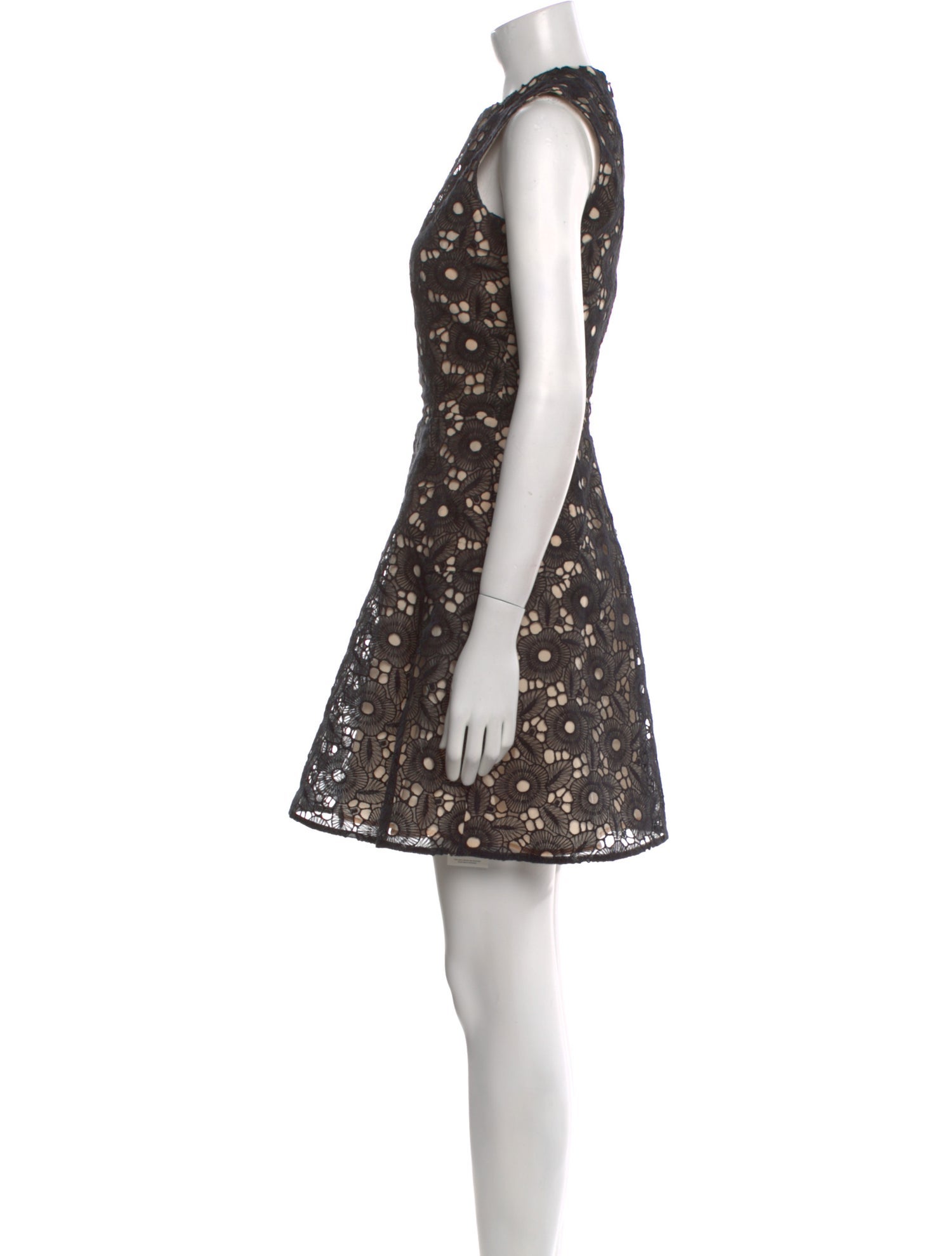 Victoria Beckham Floral Print Mini Dress