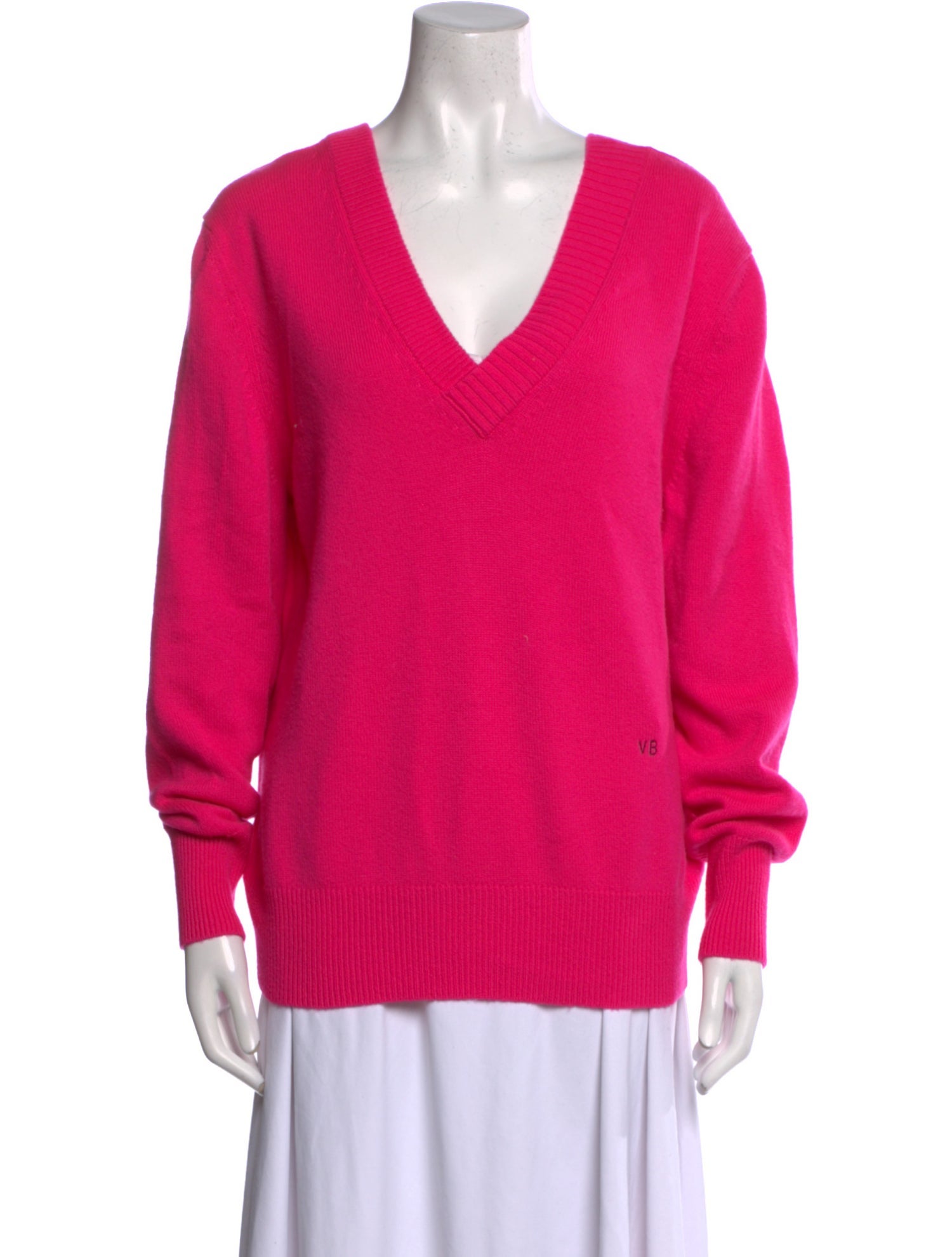 Victoria Beckham Cashmere V-Neck Sweater
