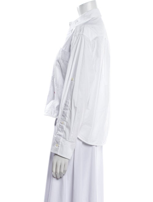 Victoria Beckham Long Sleeve Button-Up Top