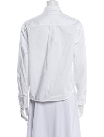 Victoria Beckham Long Sleeve Button-Up Top