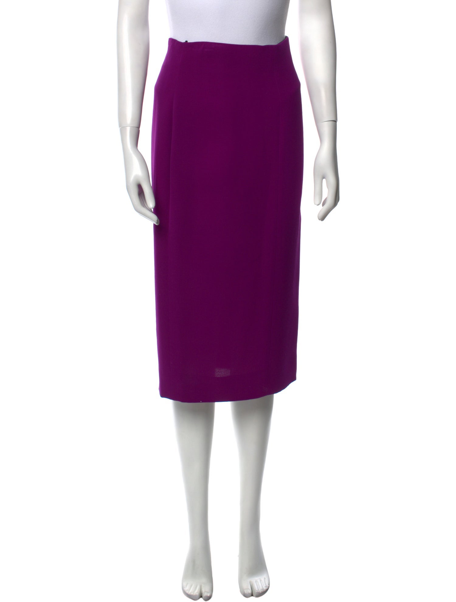 Victoria Beckham Wool Knee-Length Skirt