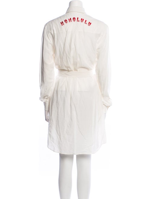 Victoria Beckham Graphic Print Knee-Length Dress