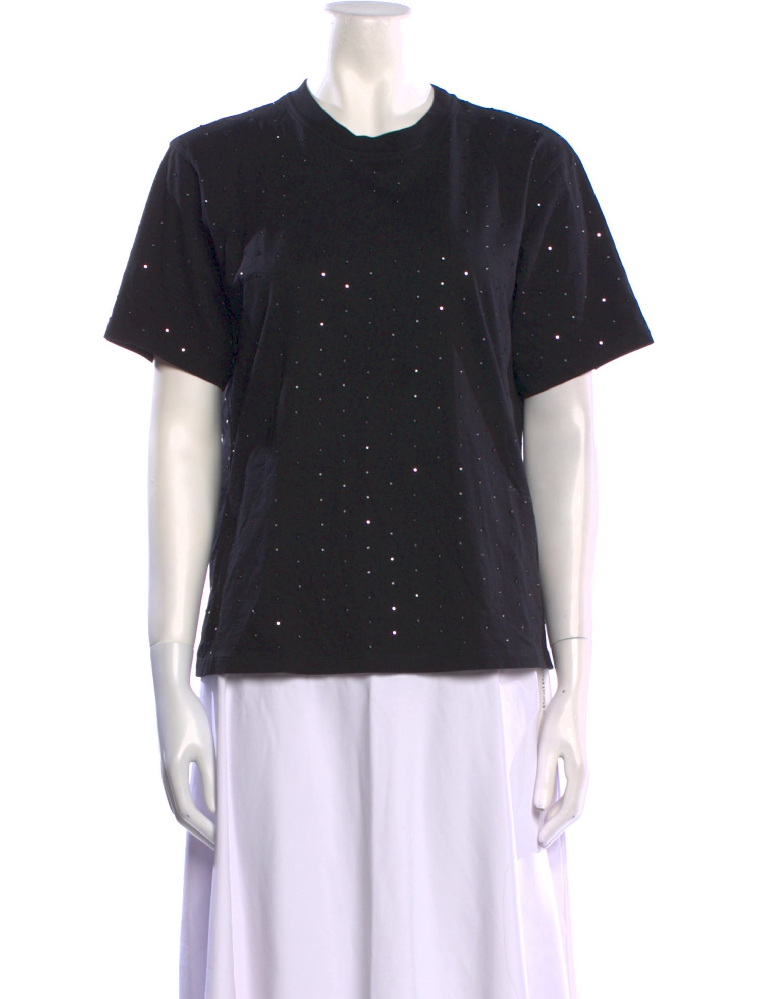 Victoria Beckham Crew Neck Short Sleeve T-Shirt