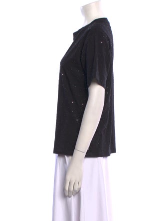 Victoria Beckham Crew Neck Short Sleeve T-Shirt