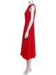Victoria Beckham Crew Neck Long Dress